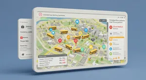 Xe chở học sinh, Trường học