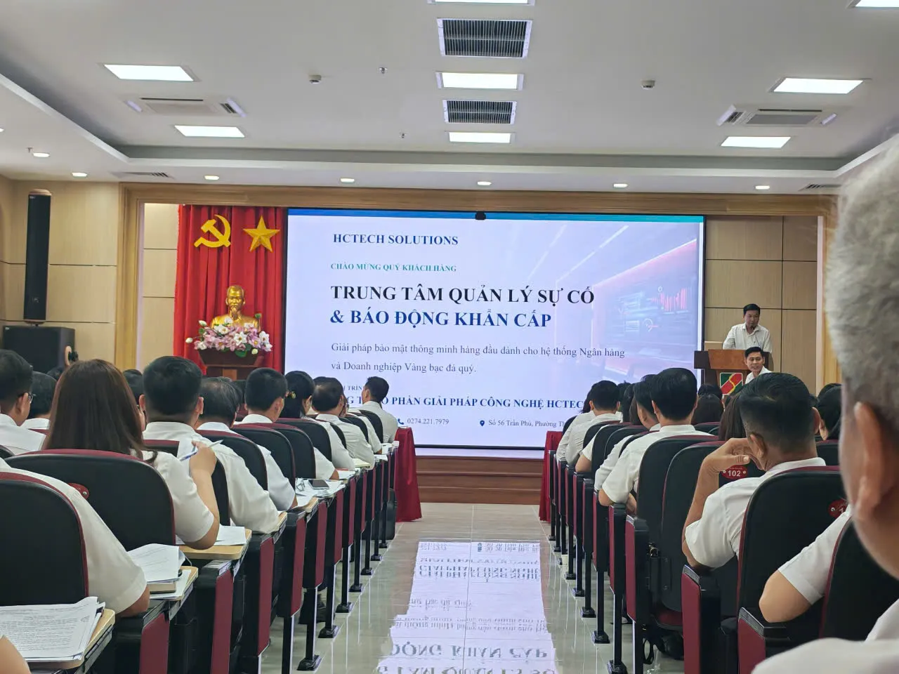 HCTECH phối hợp PC09 Tây Ninh tại Agribank Tây Ninh
