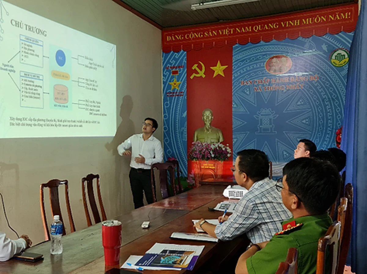 HCTECH trình bày giải pháp Camera AI thông minh tại xã Thống Nhất